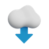Download from cloud 3D Illustration By Iconscout Store